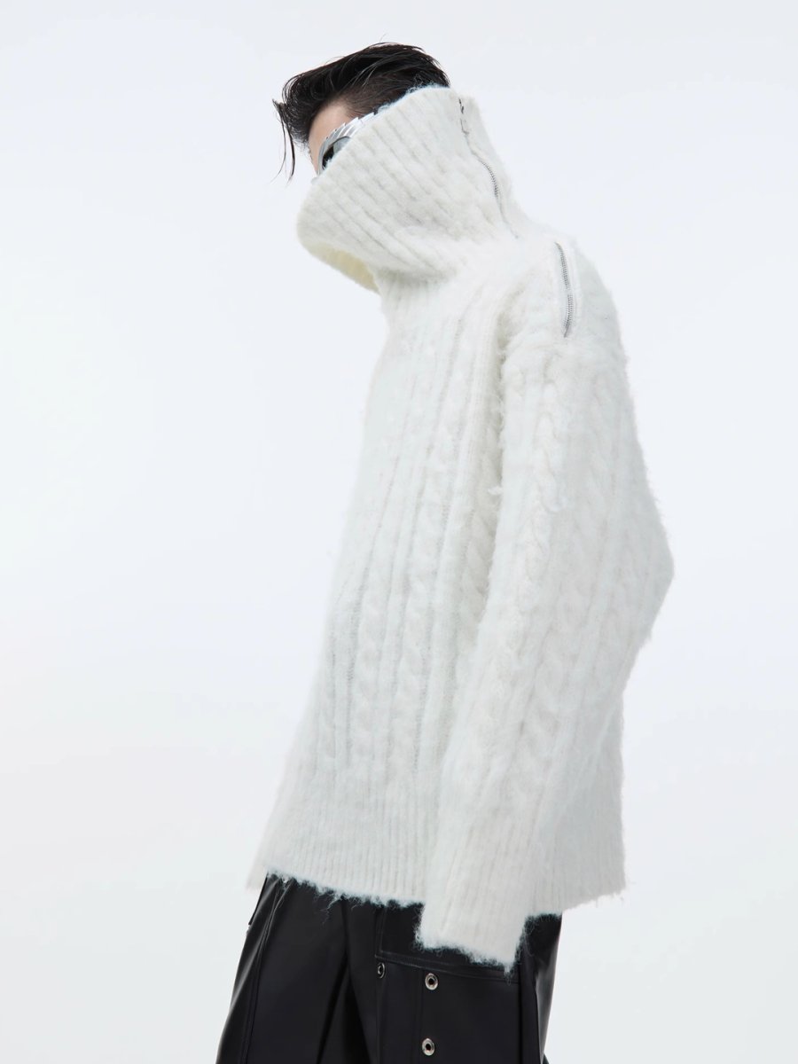 【CulturE】high neck loose knit  na1580