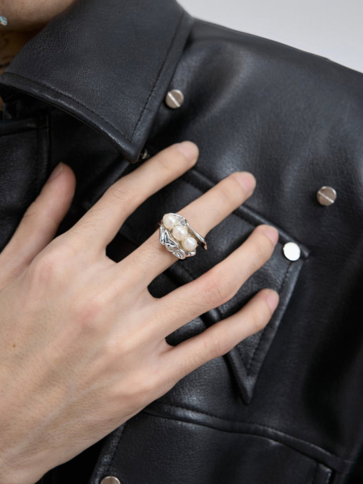 【Struc Ton】 Pearl Ring na1442