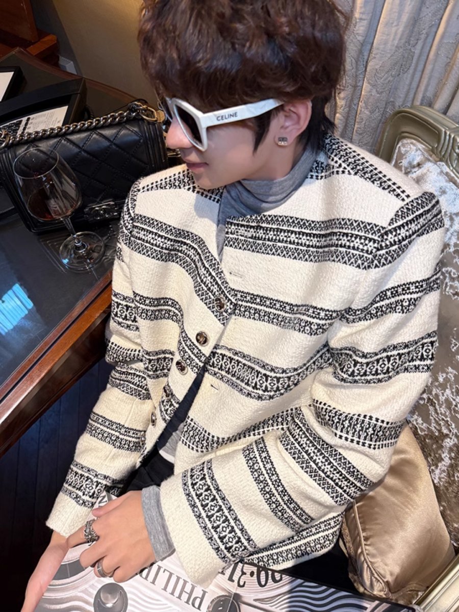 【ESC MAN STUDIO】vintage striped jacket  na1618