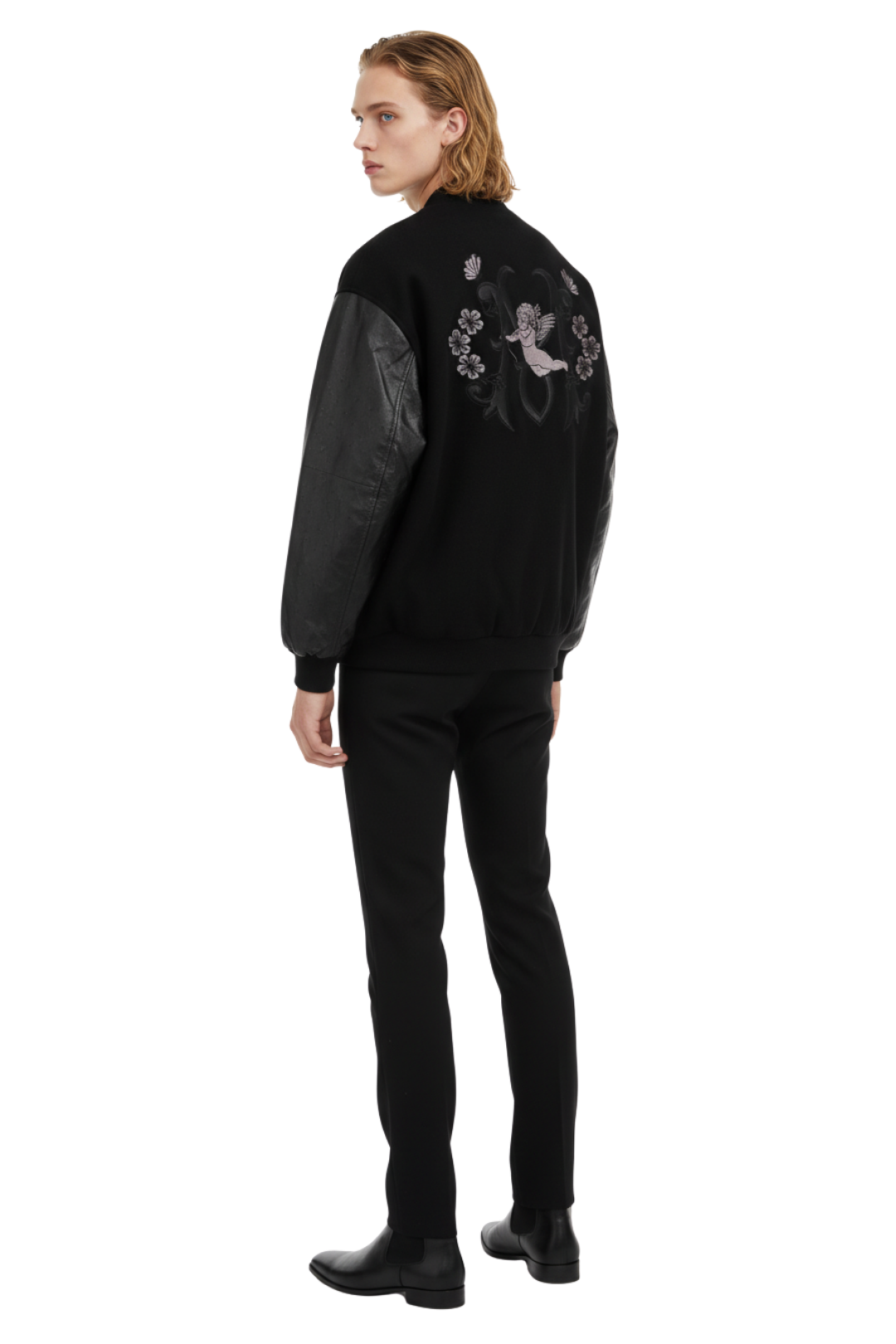 Midnight Cupid Letterman Jacket  na2396