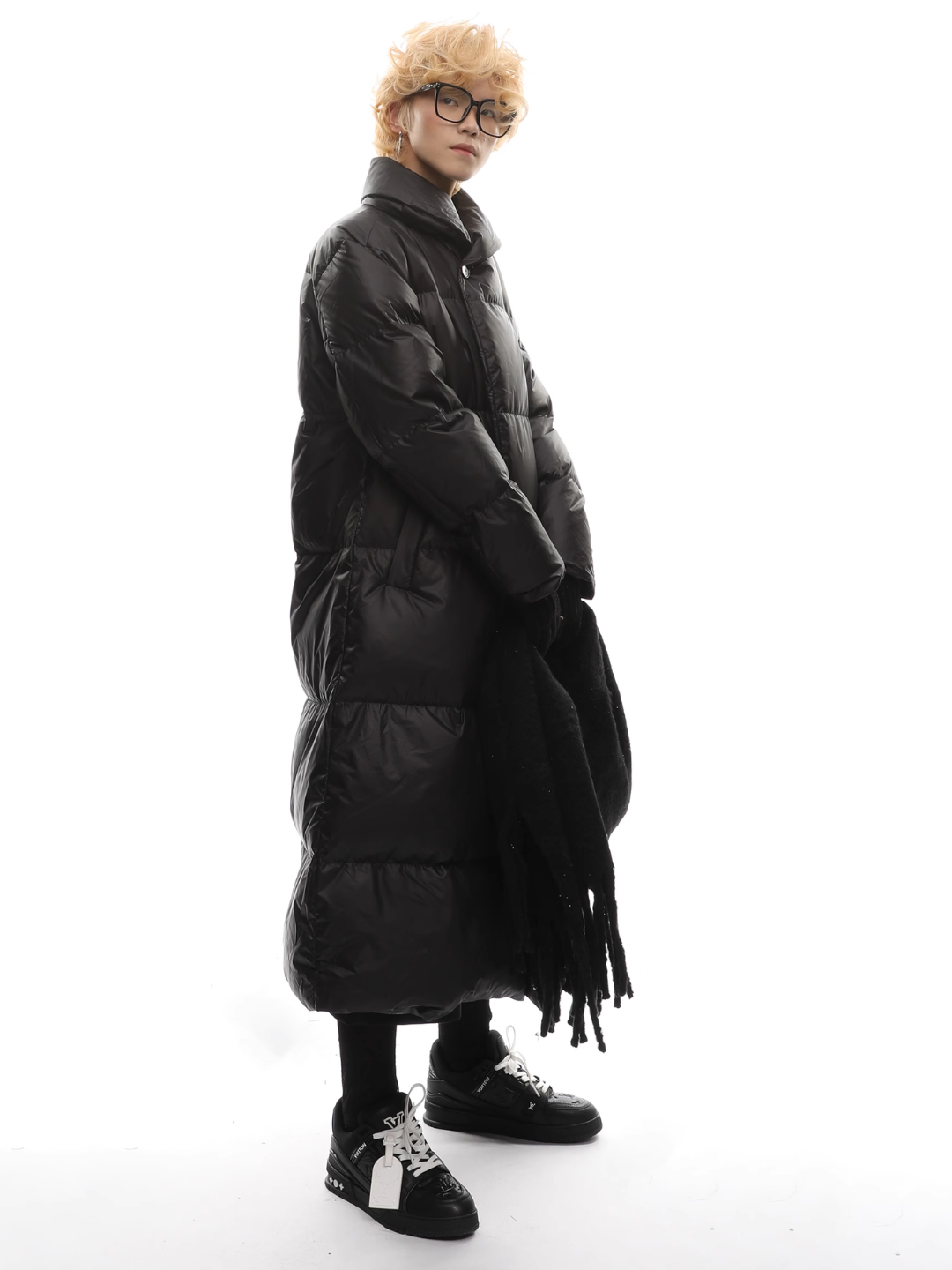 【FUTUREBOY】knee-length down jacket  na1716