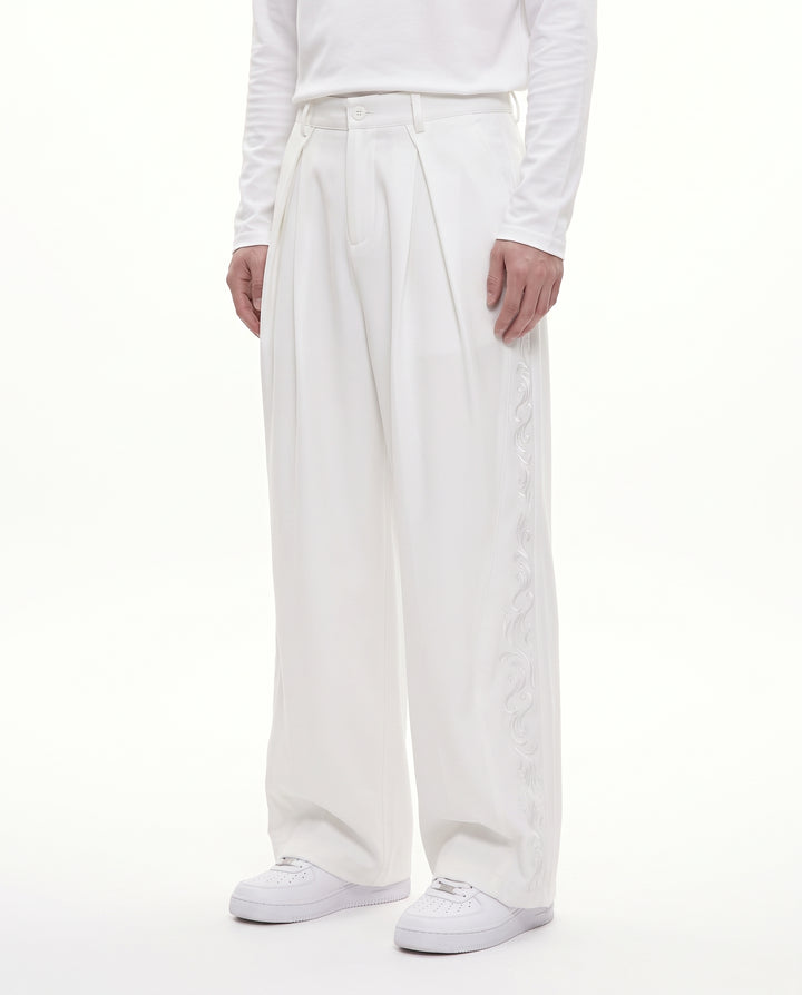Embroidered Wide Pants na3205