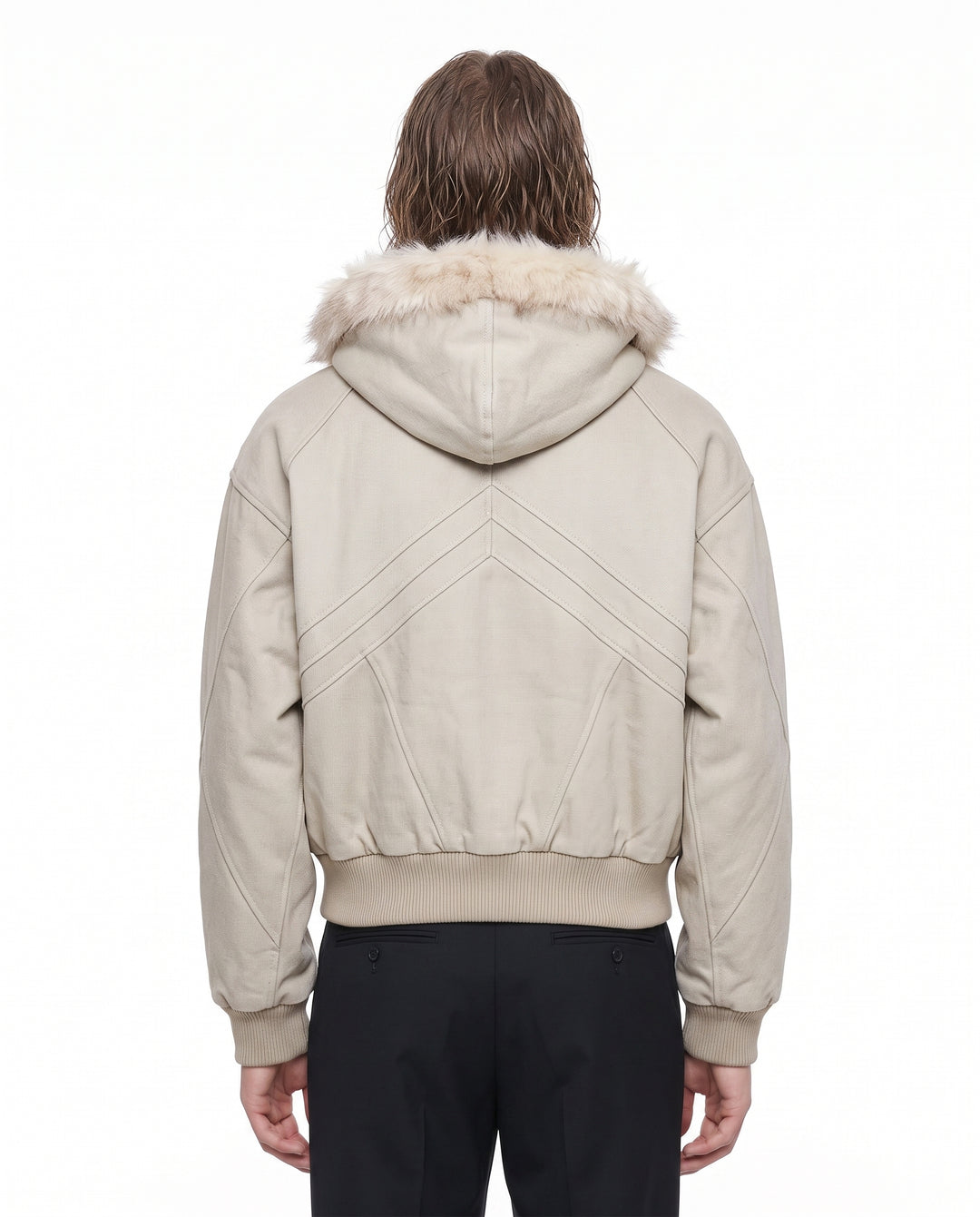 Fur Hooded Jacket na3073
