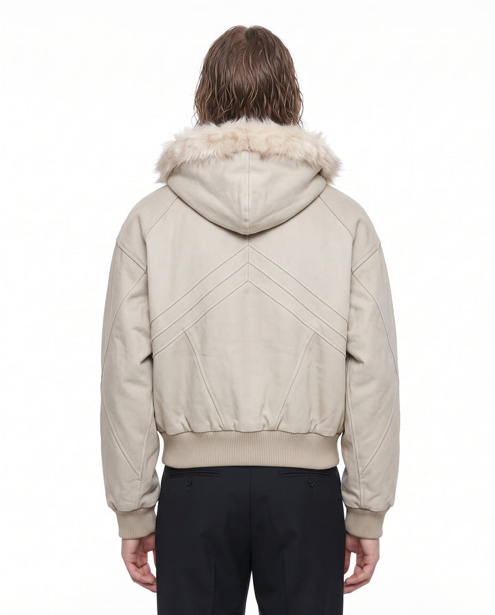 Fur Hooded Jacket na3073