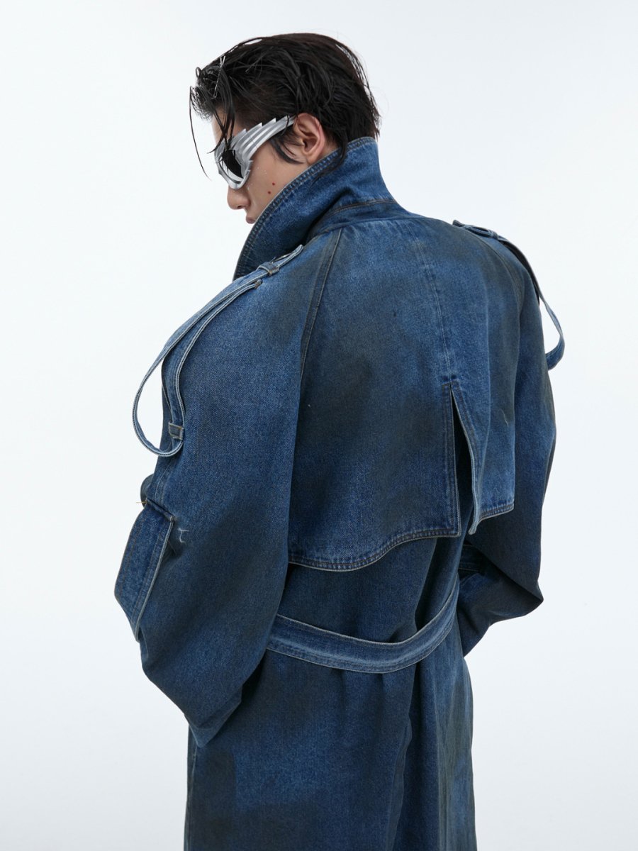 [Culture] vintage washed denim coat na1455