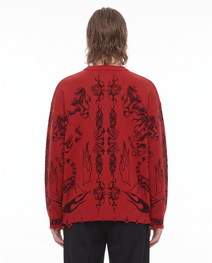 Graphic Knit Sweater na3241