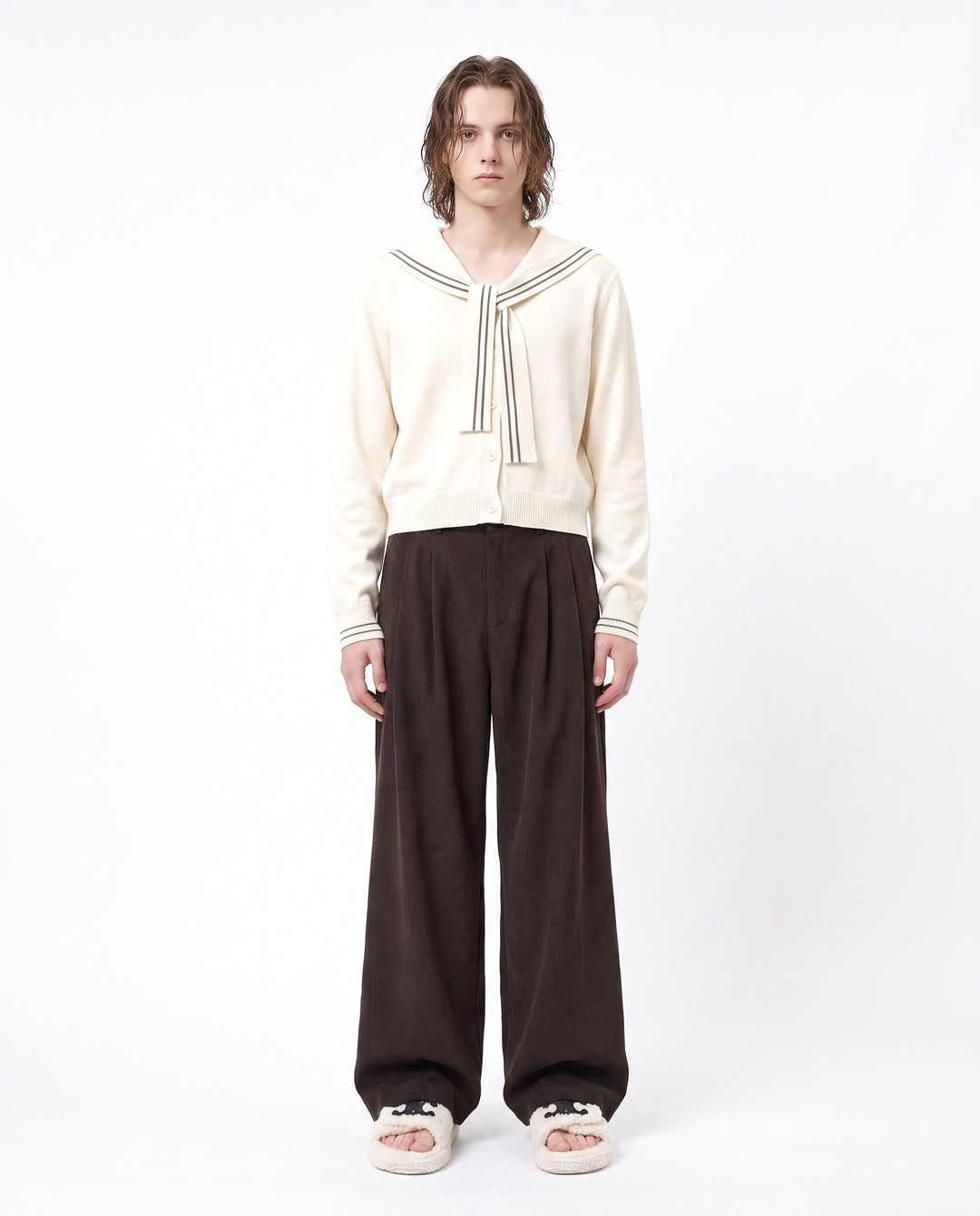 Corduroy Wide Pants na2986