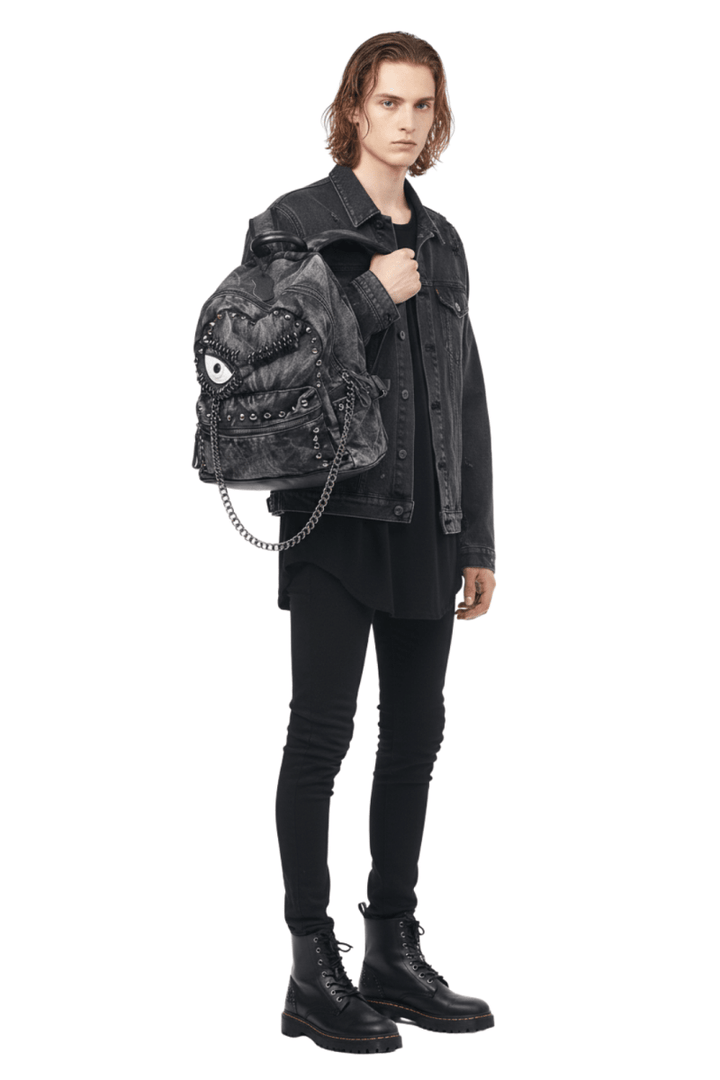 Jarno Dark Vision Stud Backpack na2391