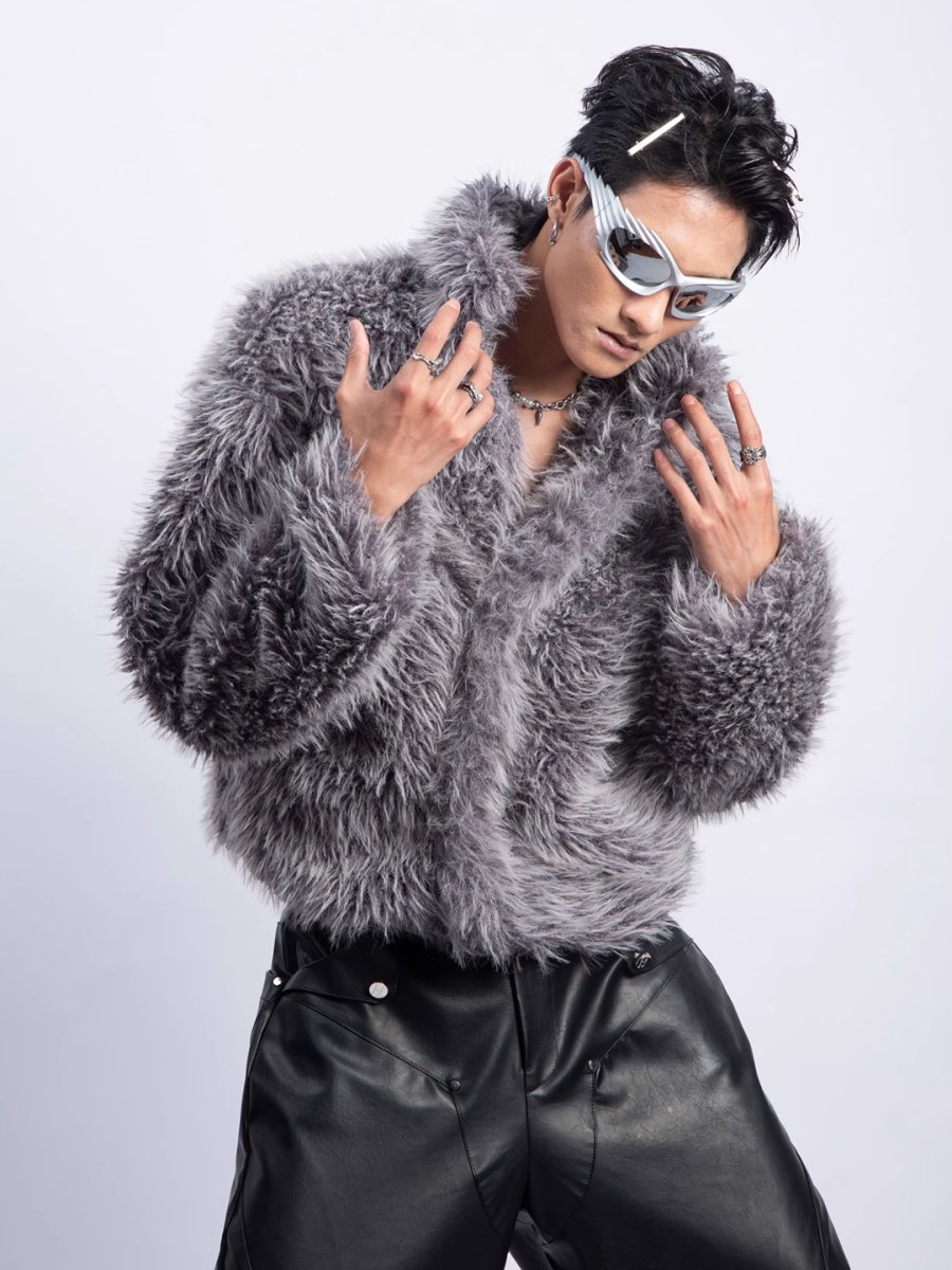 [PLAN1ONE] fur jacket na1670