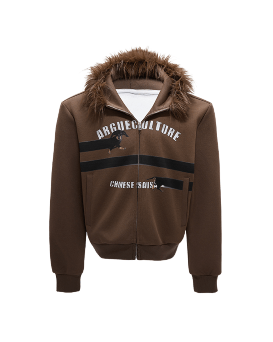 [ArguE CulturE] Seoul Faux-Fur Dog Hoodie na2251