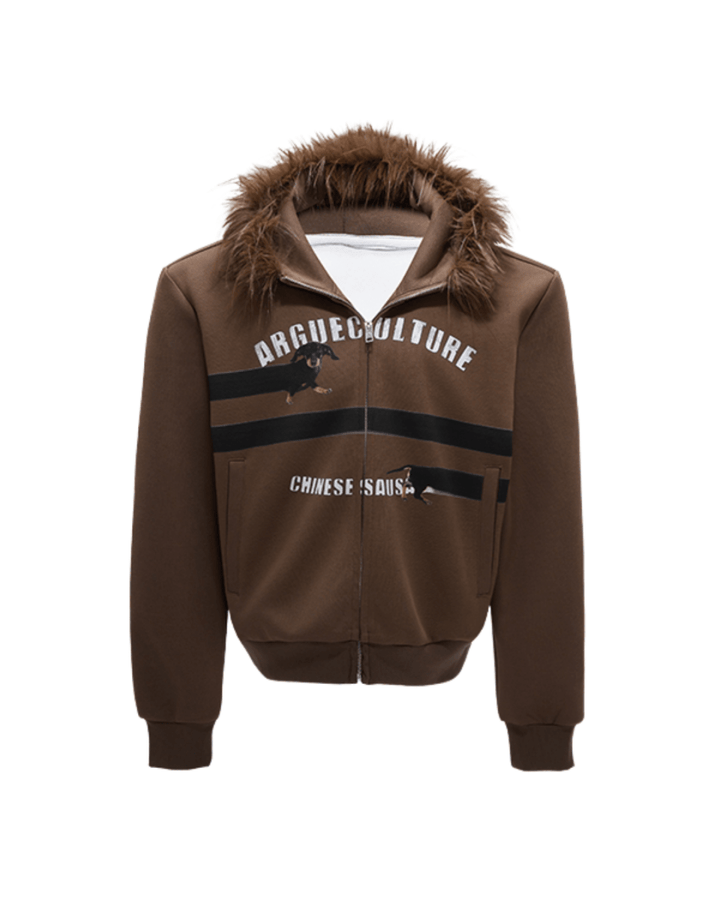 [ArguE CulturE] Seoul Faux-Fur Dog Hoodie na2251