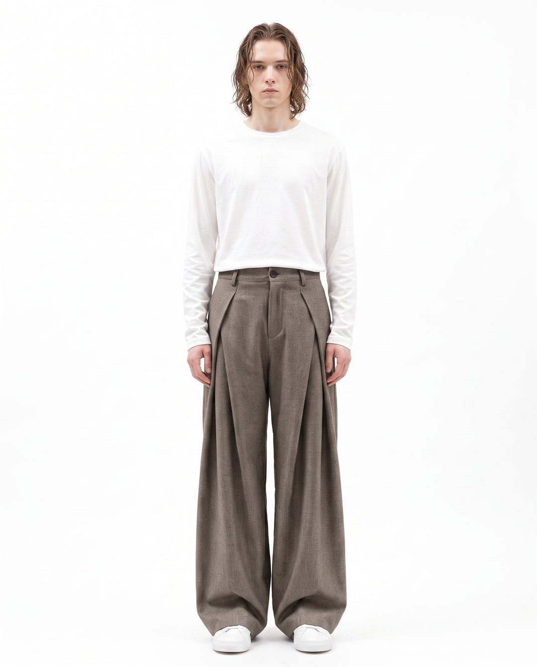 Pleated Wide Pants na2983