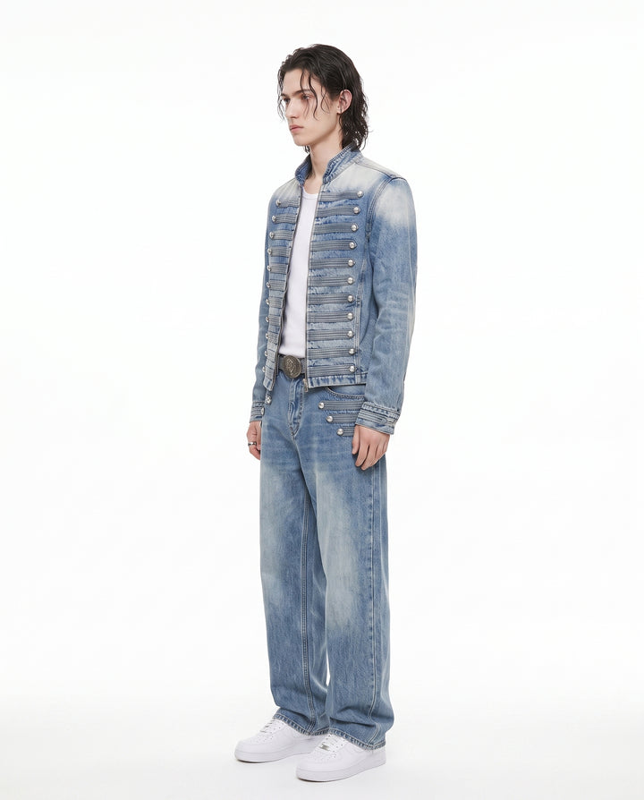 Military Denim Jacket na3101