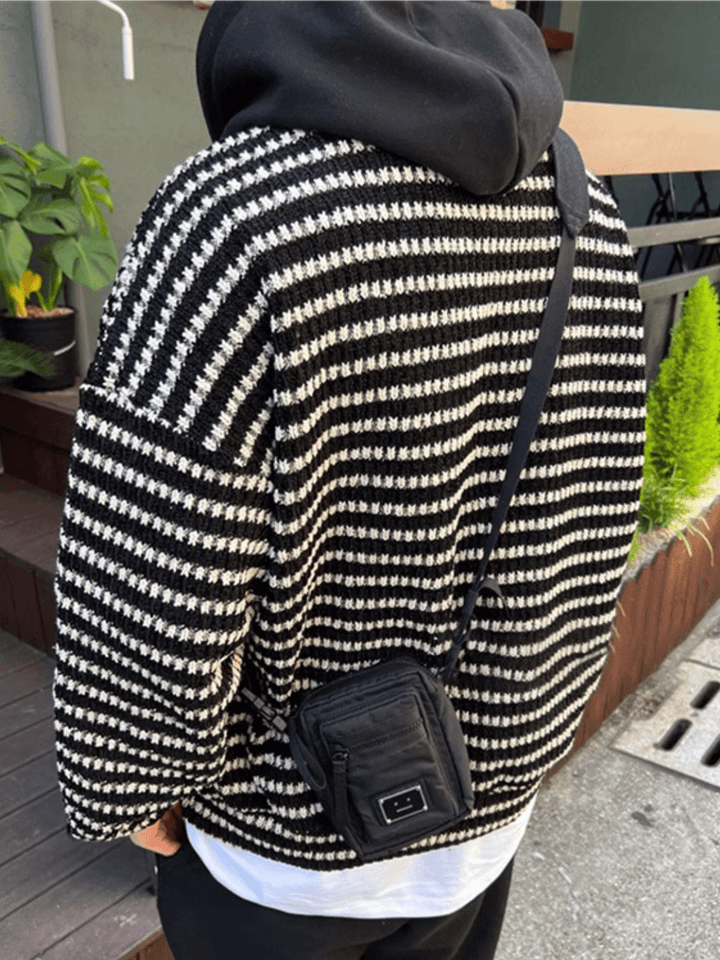 [MRCYC] Black striped hooded na1016