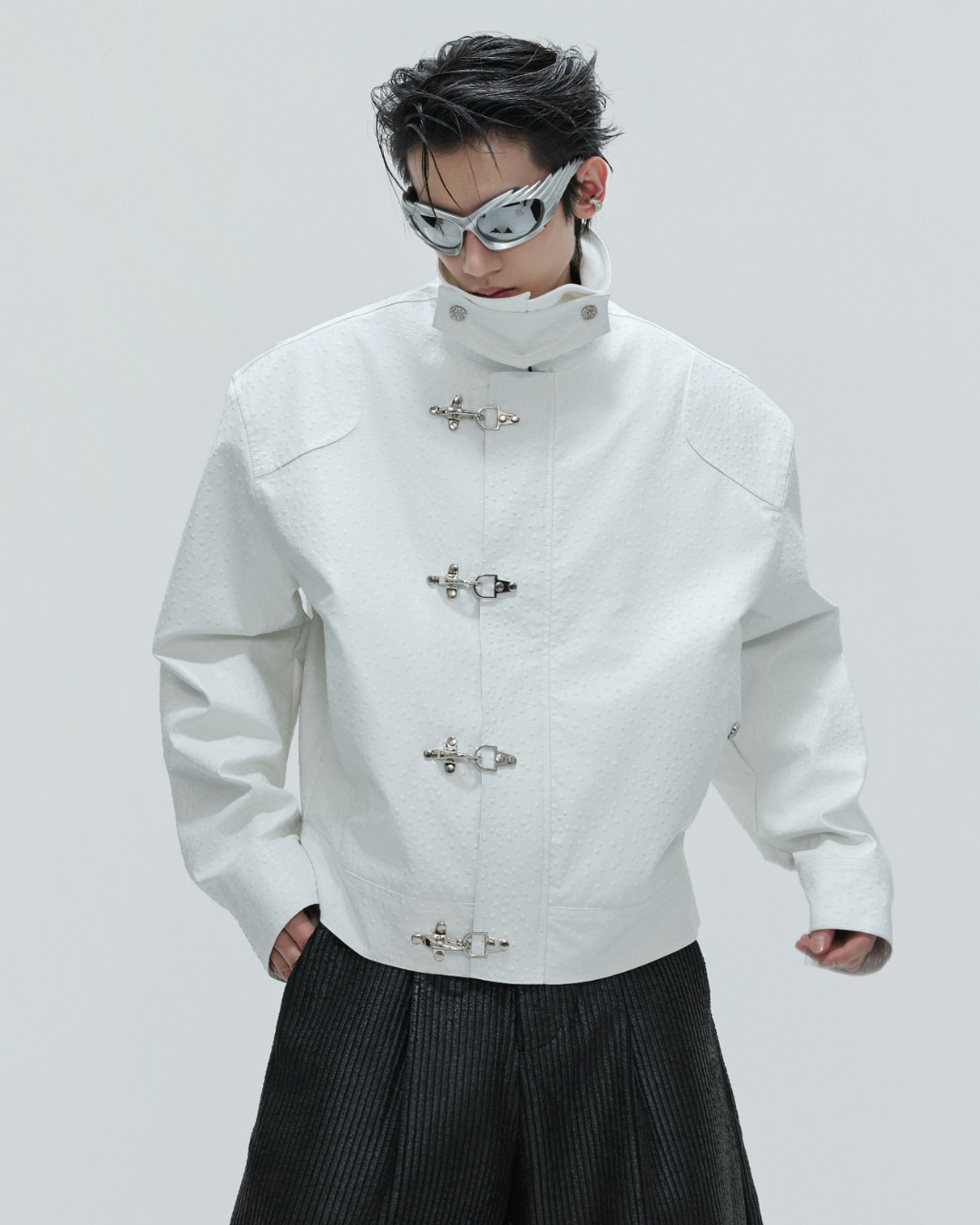 [ArguE CulturE] Dark Gate Metal Leather na2275