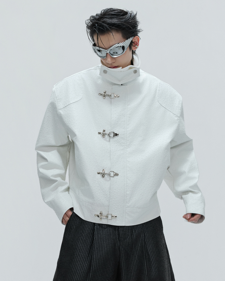 [ArguE CulturE] Dark Gate Metal Leather na2275