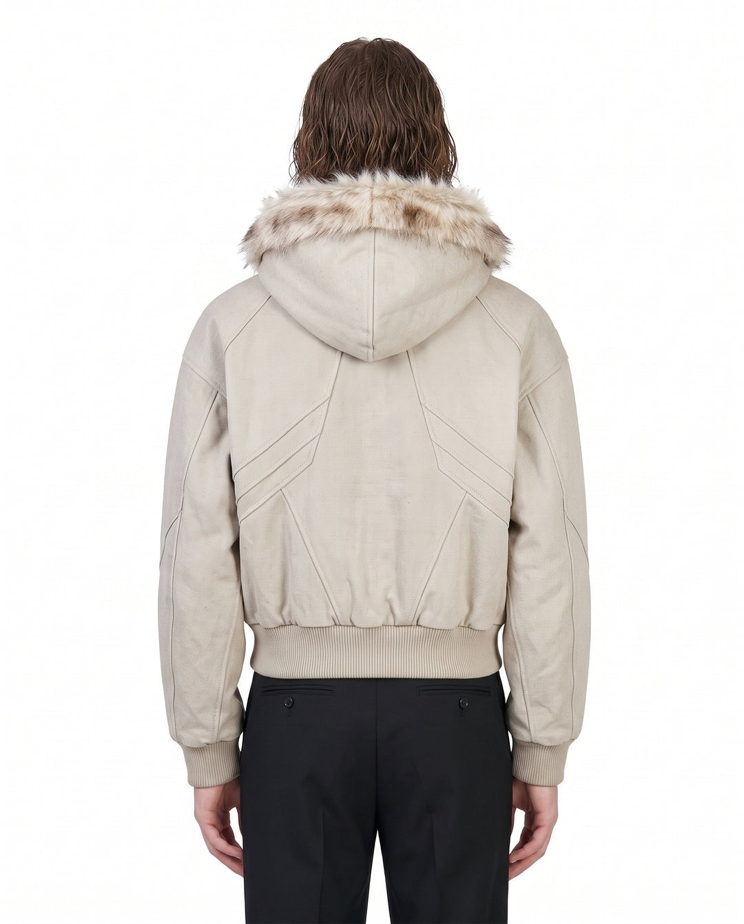 Fur Hooded Jacket na3083