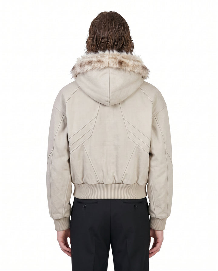 Fur Hooded Jacket na3083