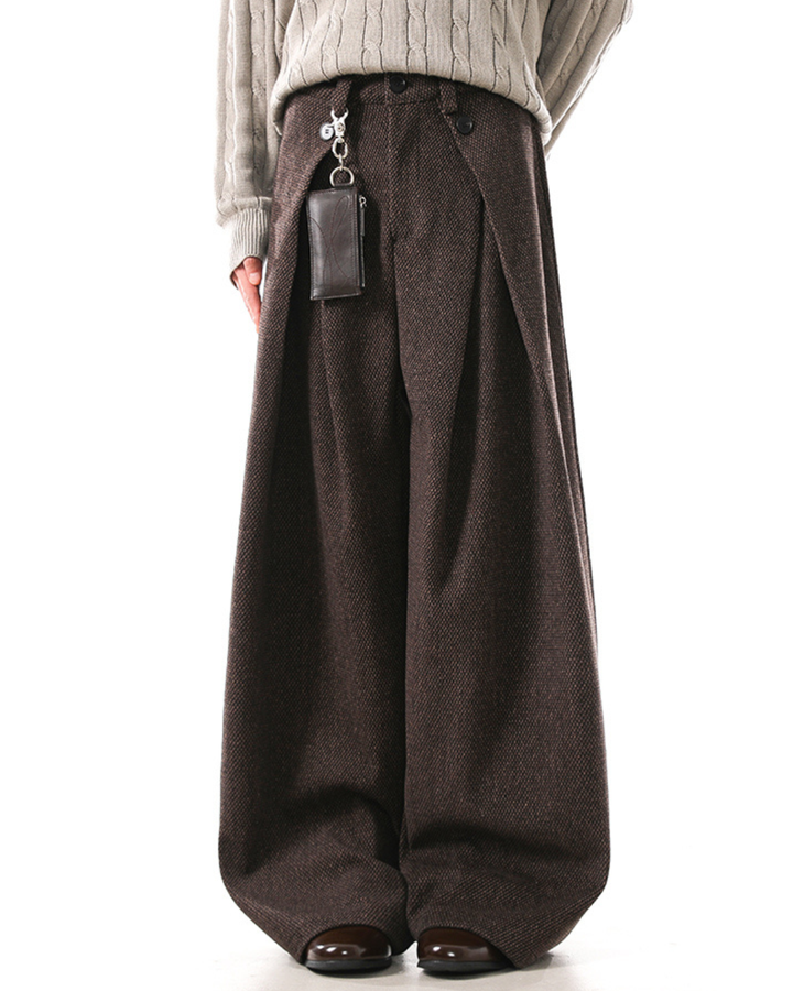 [BLANKIN] Crafted Volume Wide Slacks na2280