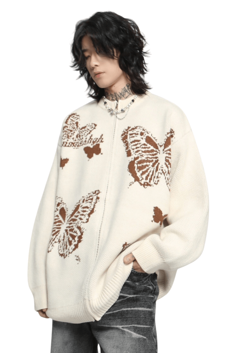 Street Butterfly Knit Cardigan na2451