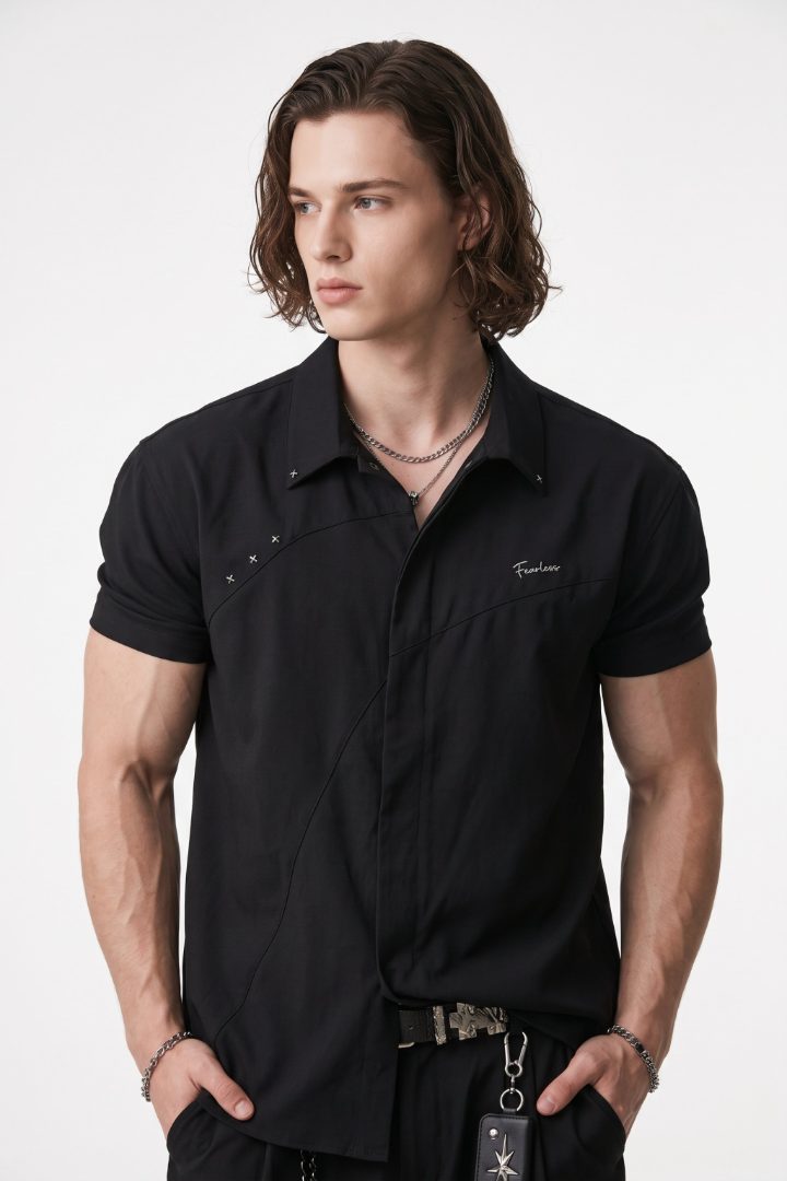 Asymmetric Shirt  na2663