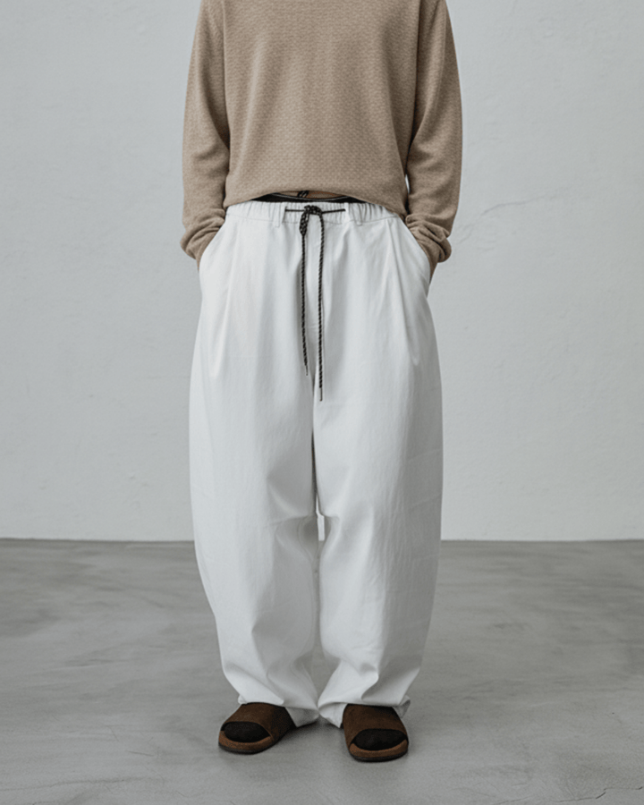 [Nanostudio] Wide String Trousers na2229