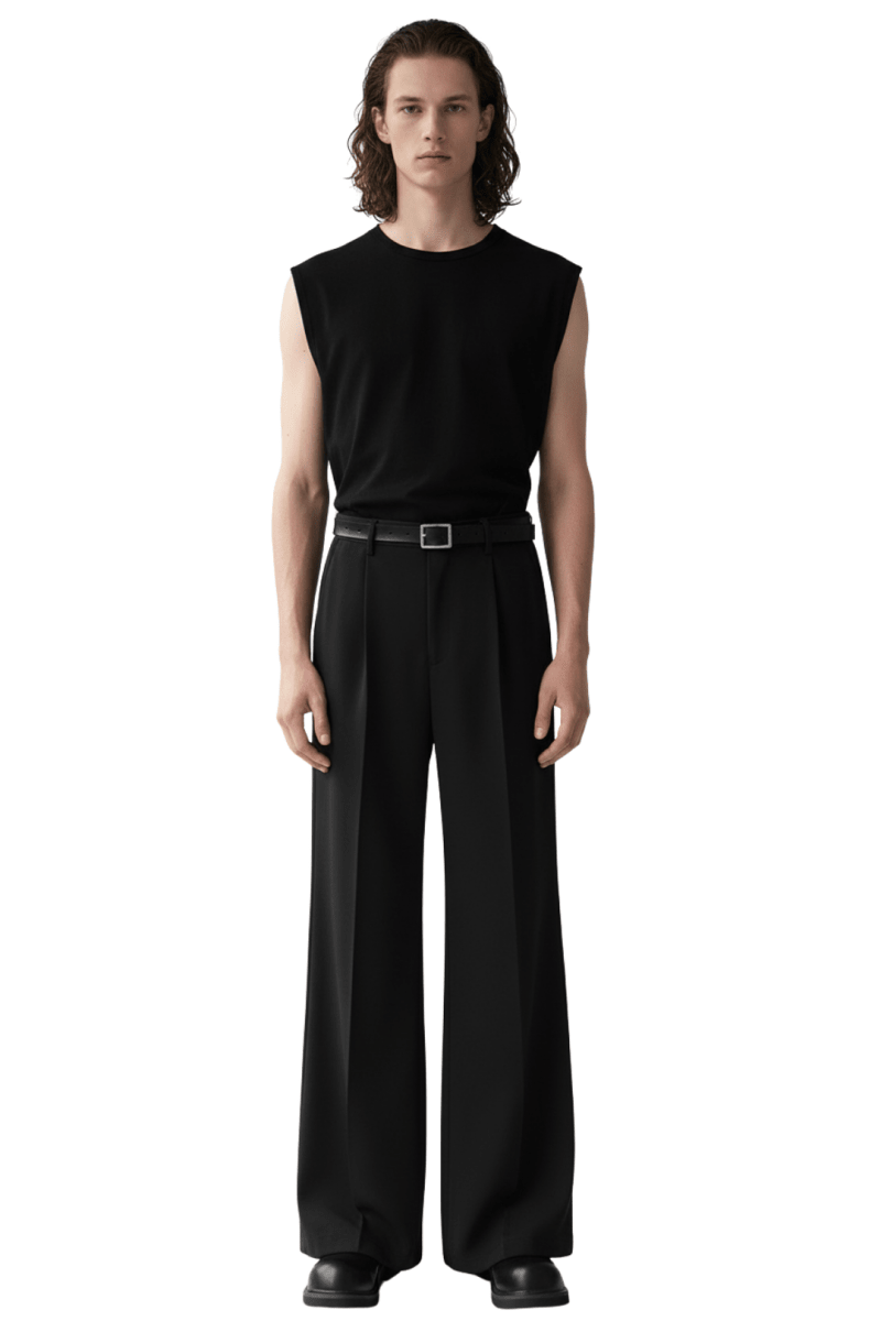 Minimal Tailored Flare Trousers na2428