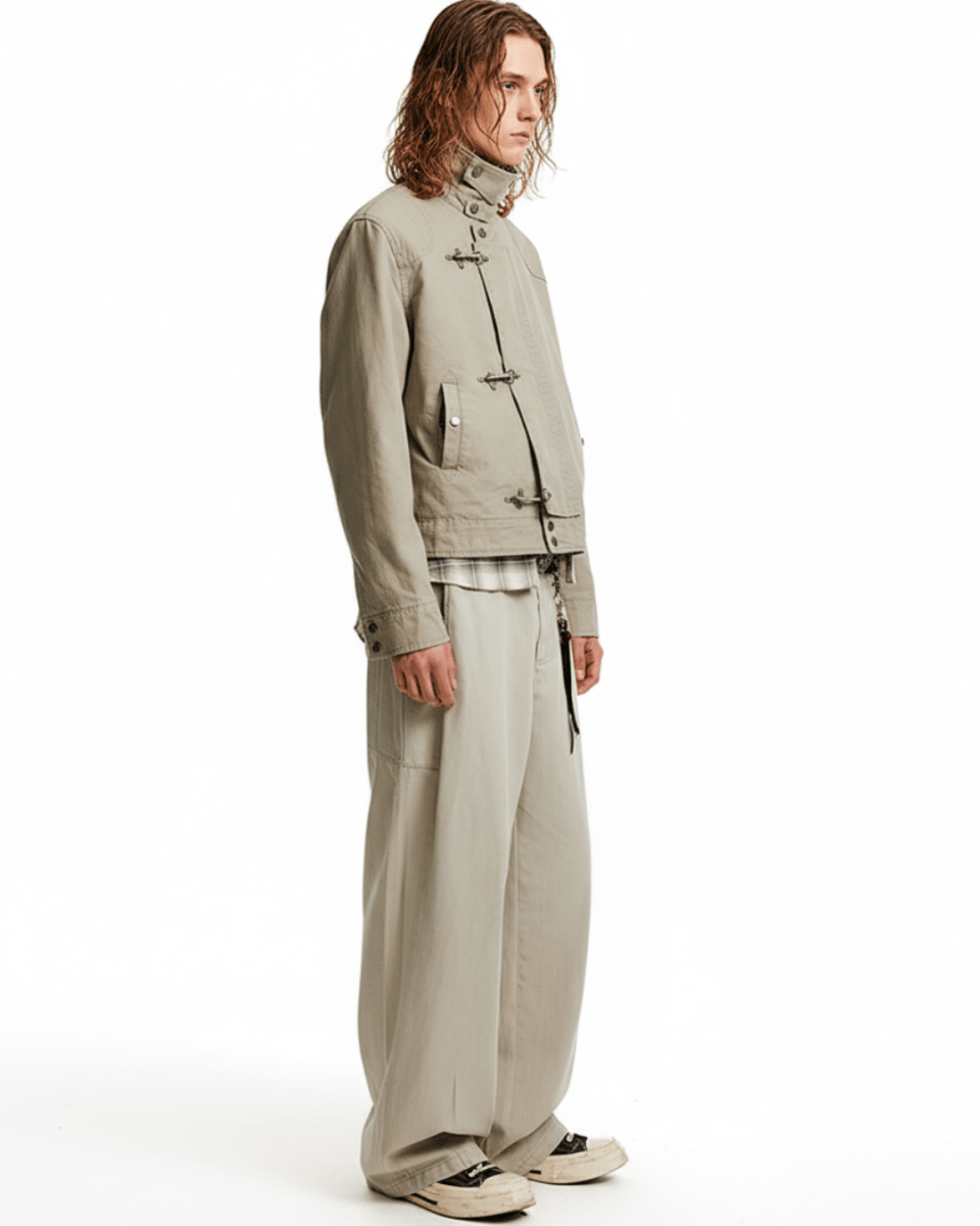 Asymmetry Tactical Toggle Jacket na2261