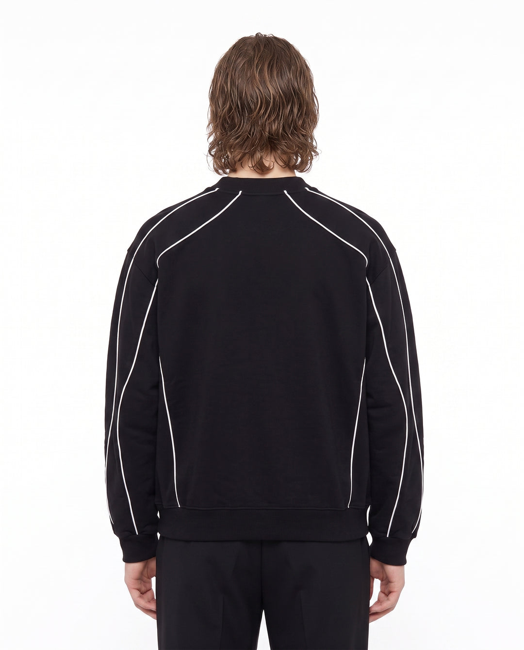 Piping Graphic Sweatshirt na2947