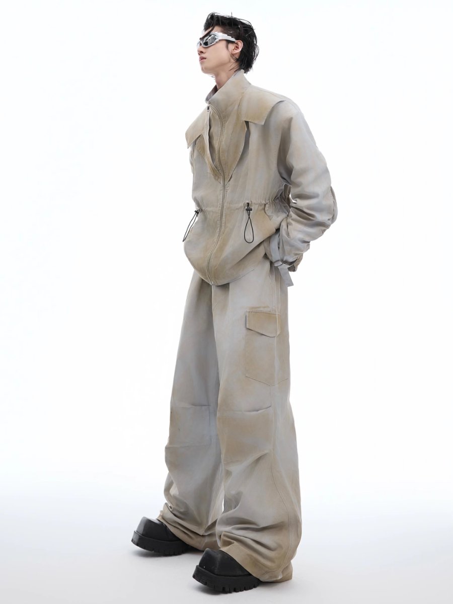 【CulturE】Aged Inkjet Jacket + bottoms na1529