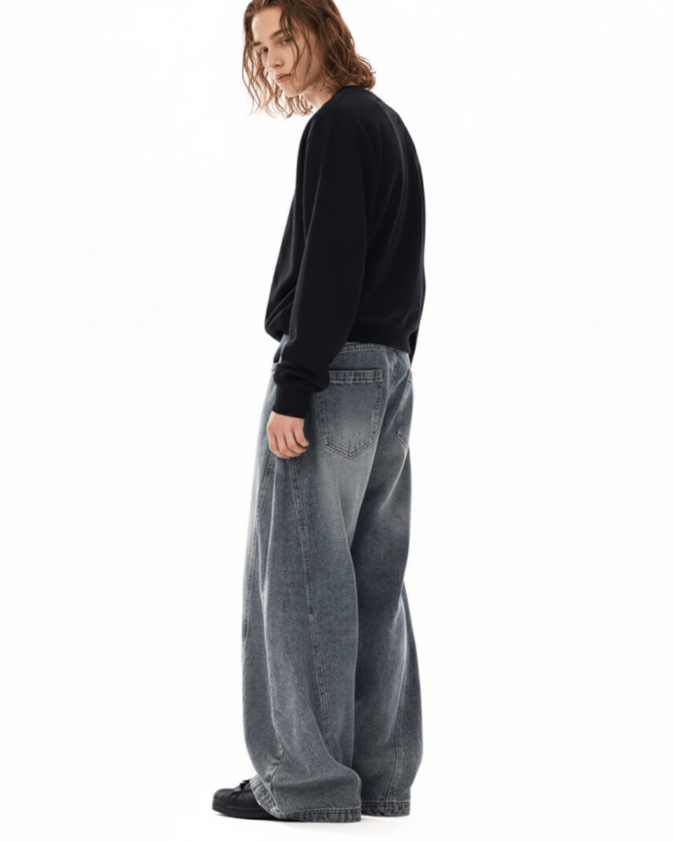 Oversize Street Volume Jeans  na2265