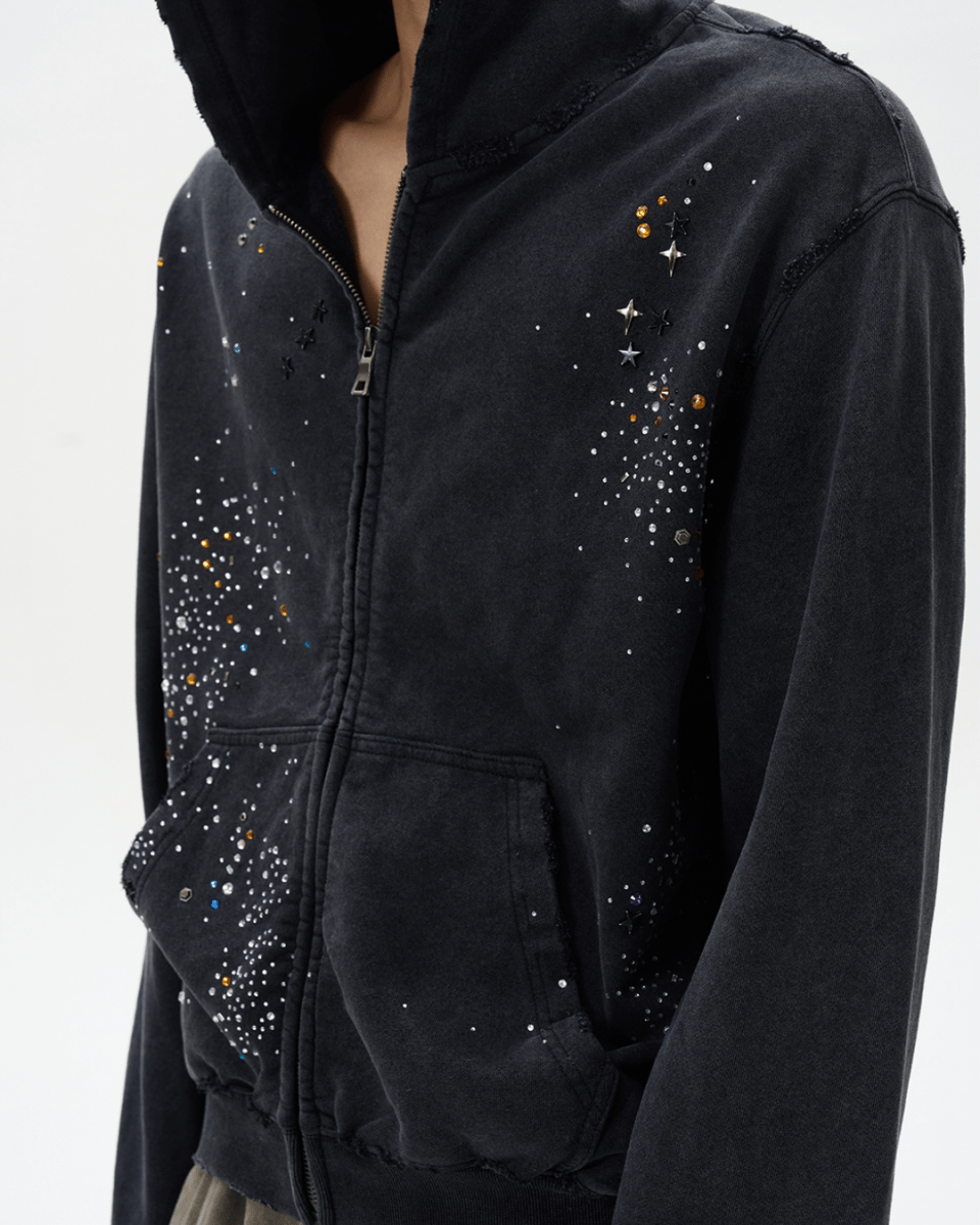 American-style zipper sweatshirt na2167