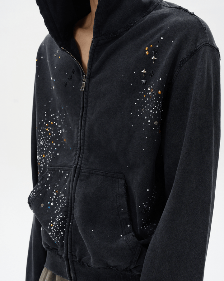 American-style zipper sweatshirt na2167