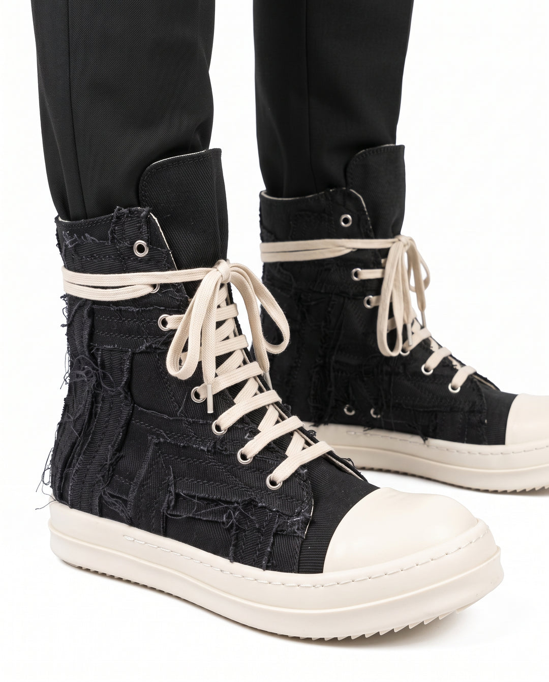 Distressed Canvas Sneakers na2958