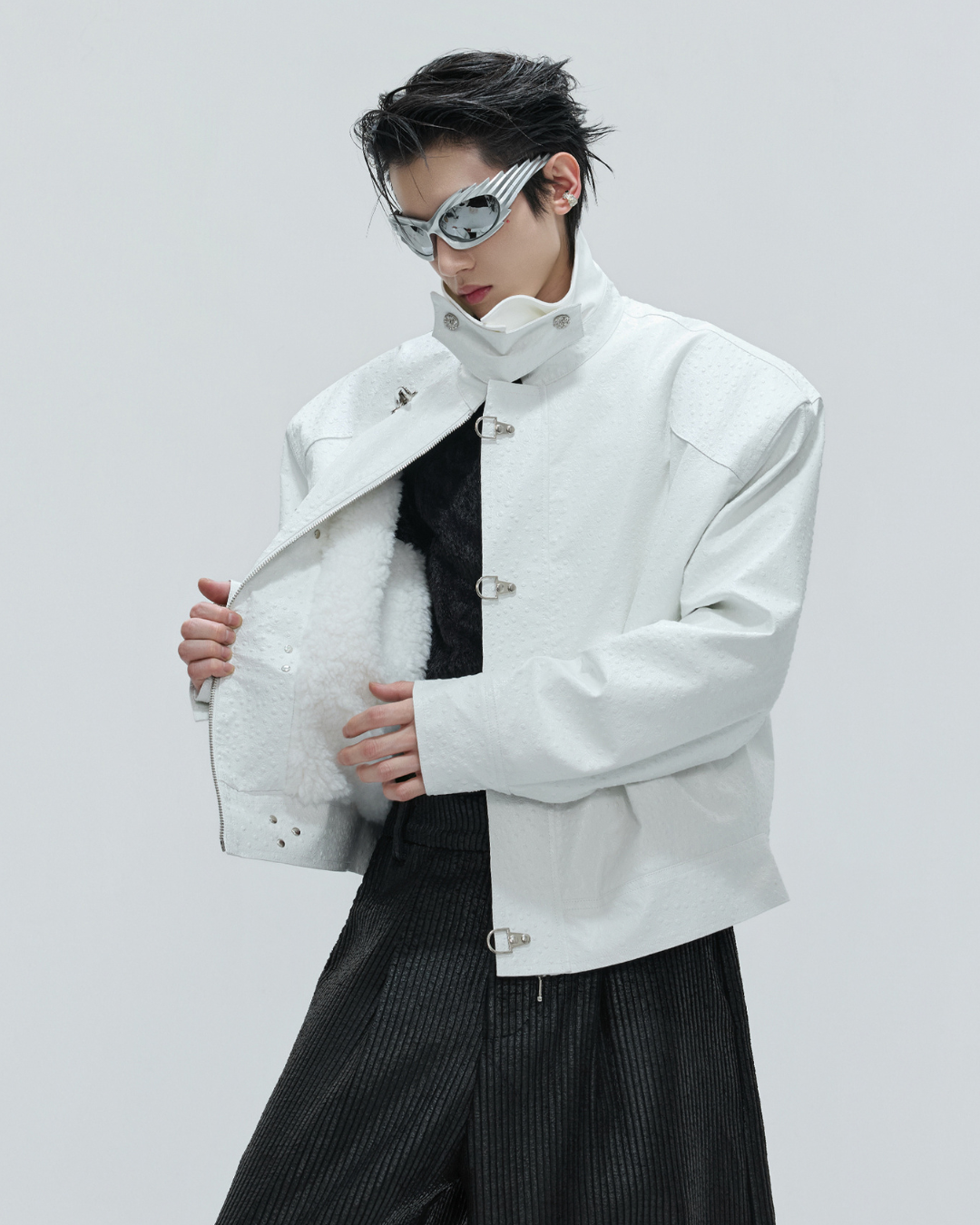 [ArguE CulturE] Dark Gate Metal Leather na2275