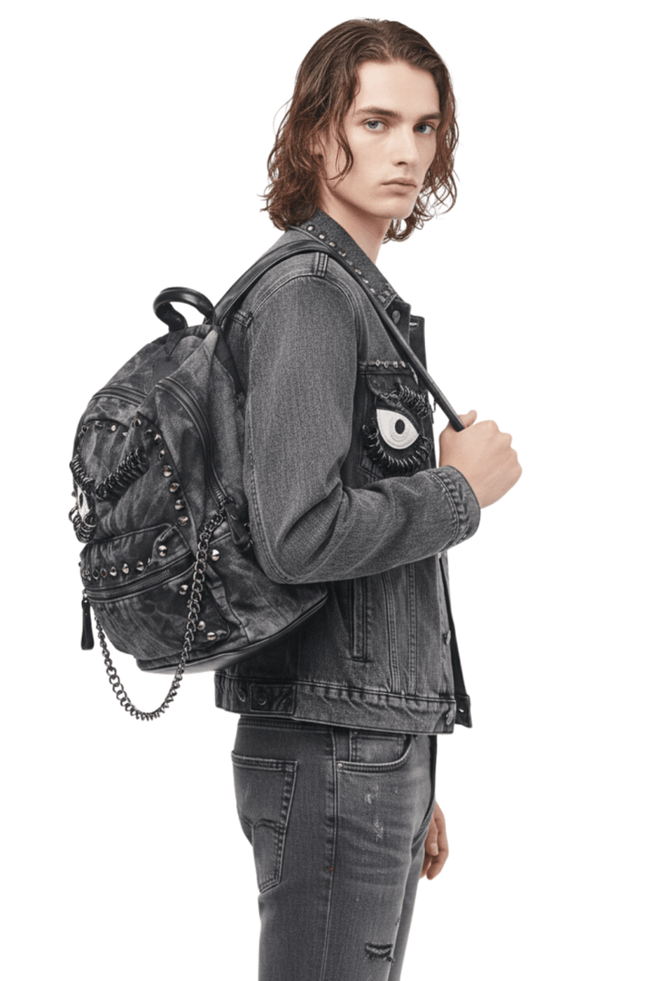 Jarno Dark Vision Stud Backpack na2391