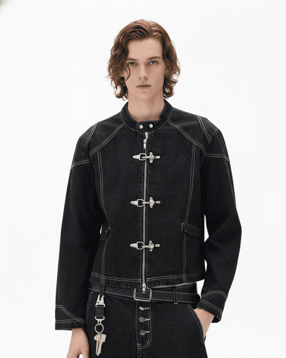 Toggle Archive Denim Jacket  na2312