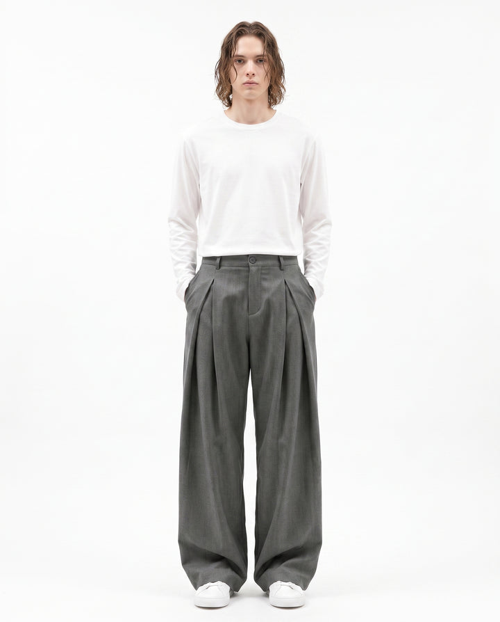 Pleated Wide Pants na2983