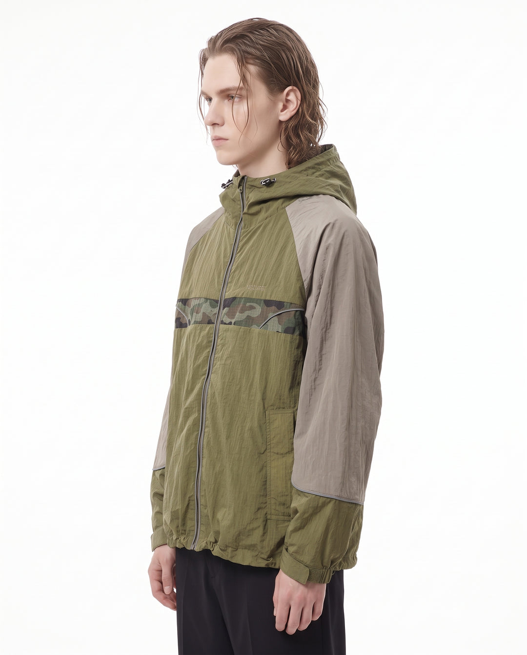 Hooded Windbreaker Jacket na3243