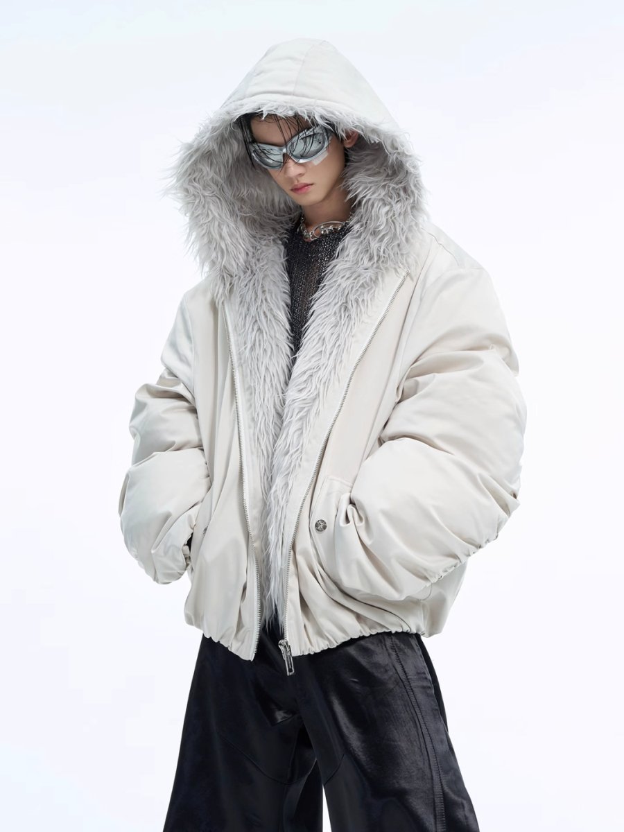 [CultureE] fur design short jacket na1628