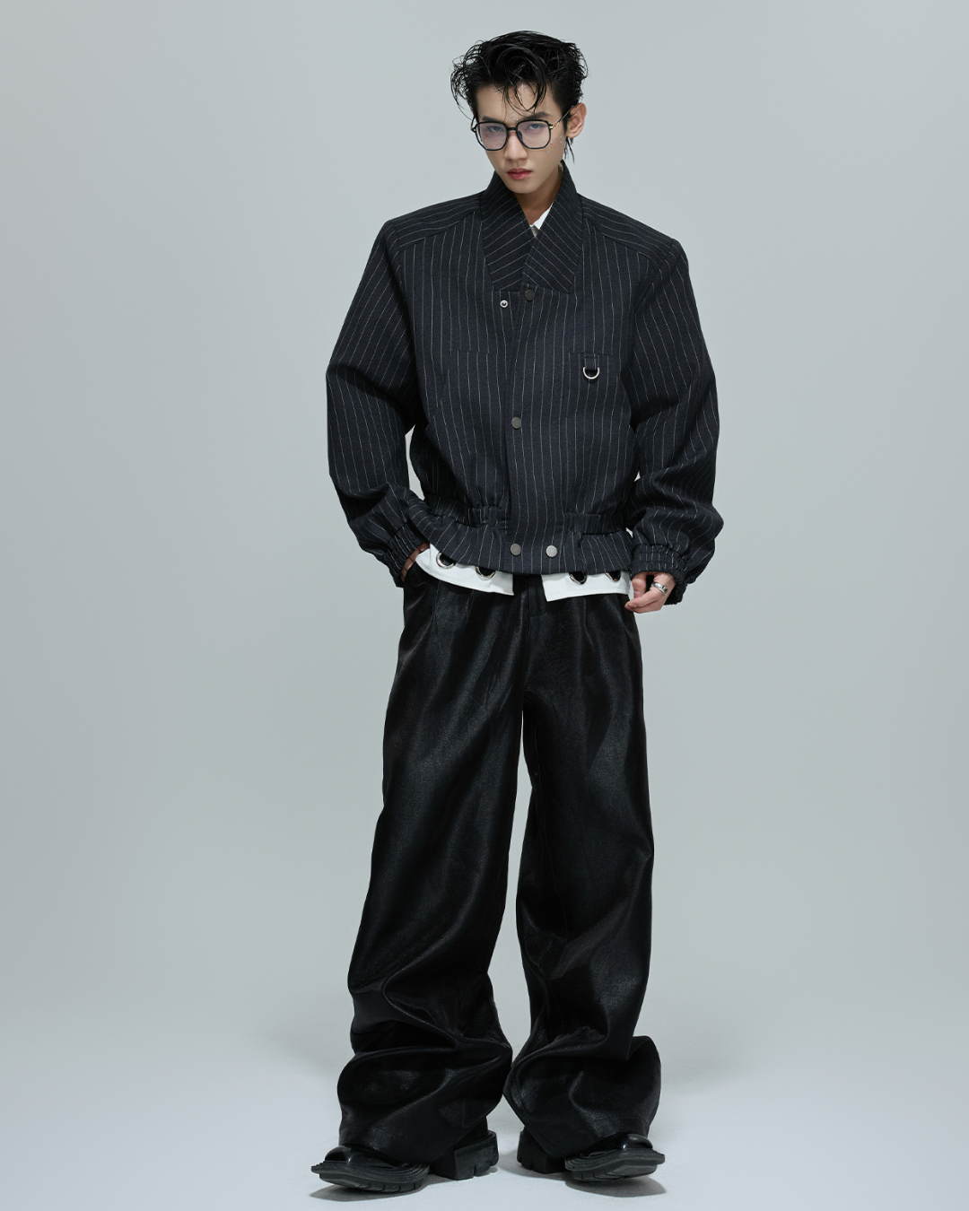 [ArguE CulturE] Modern Tailored Stripe Jacket na2271