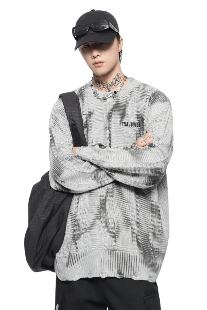 Vintage Wash Knit Pullover  na2445