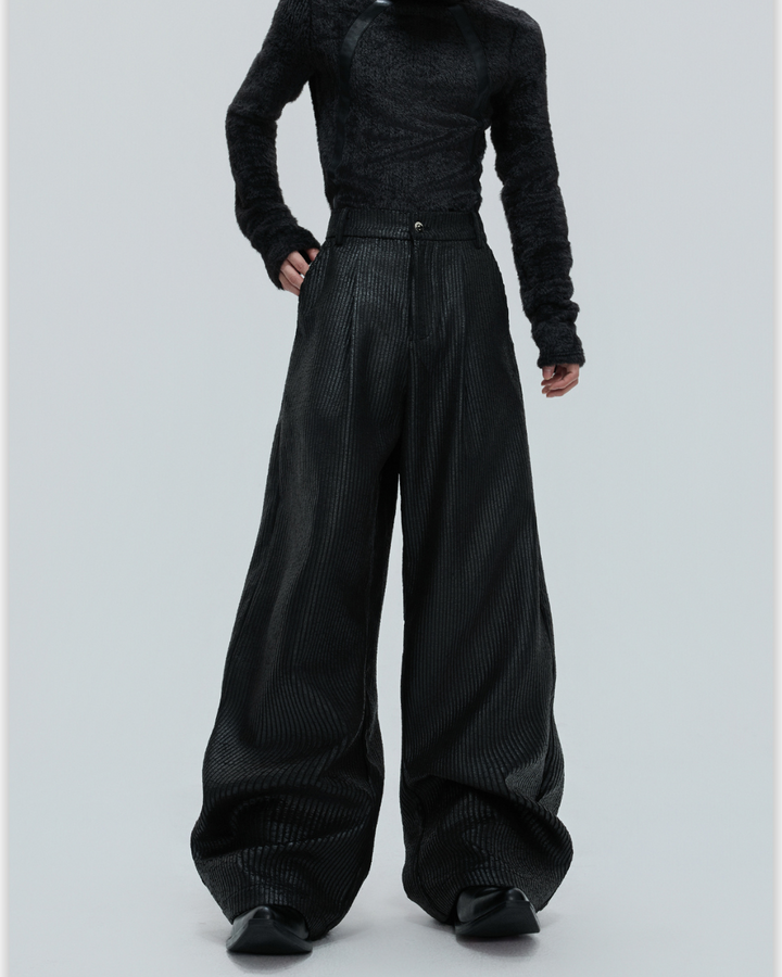 [ArguE CulturE] Shadow Sheen Wide Trousers na2269