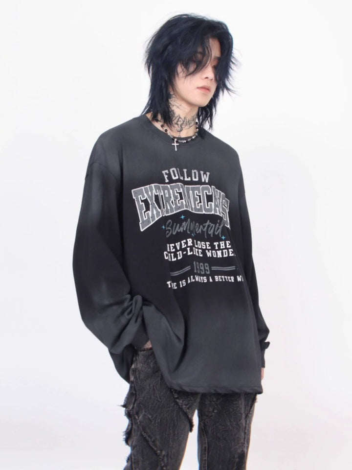 【Mz】high street long-sleeved T-shirt na1376