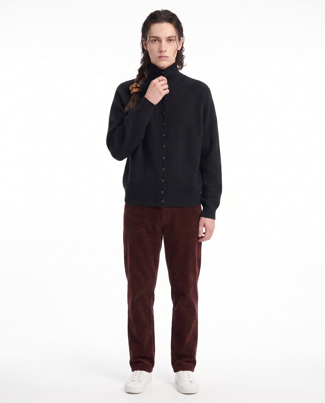 High Neck Cardigan na2987