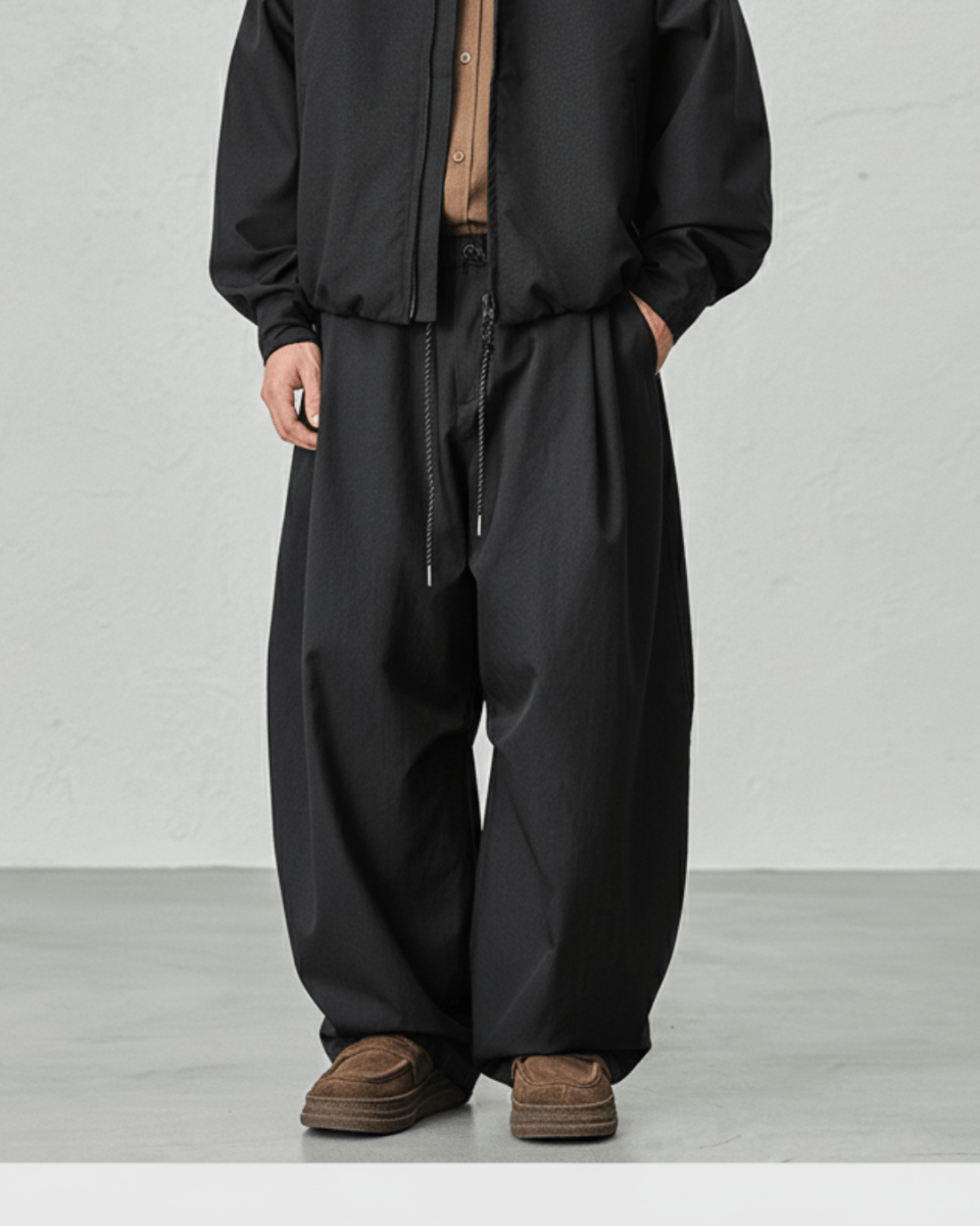 [Nanostudio] Wide String Trousers na2229