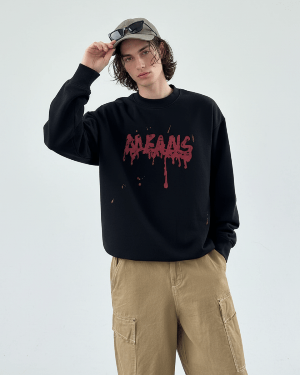 [Nanostudio] Graffiti Drip Sweatshirt na2230