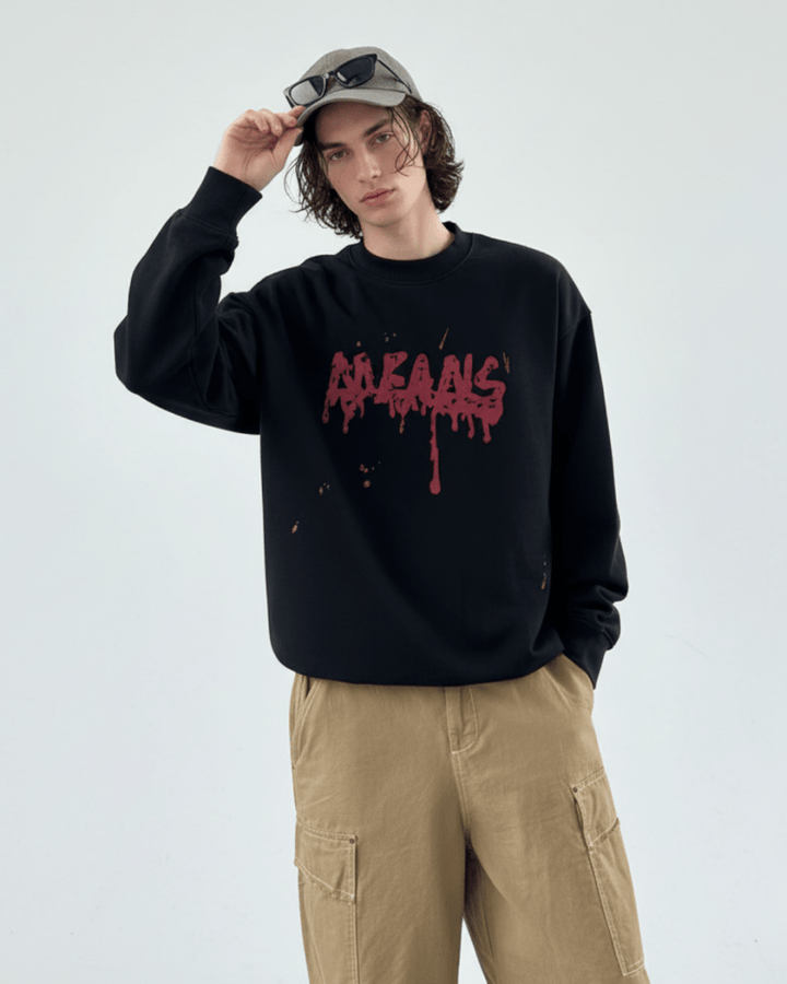 [Nanostudio] Graffiti Drip Sweatshirt na2230