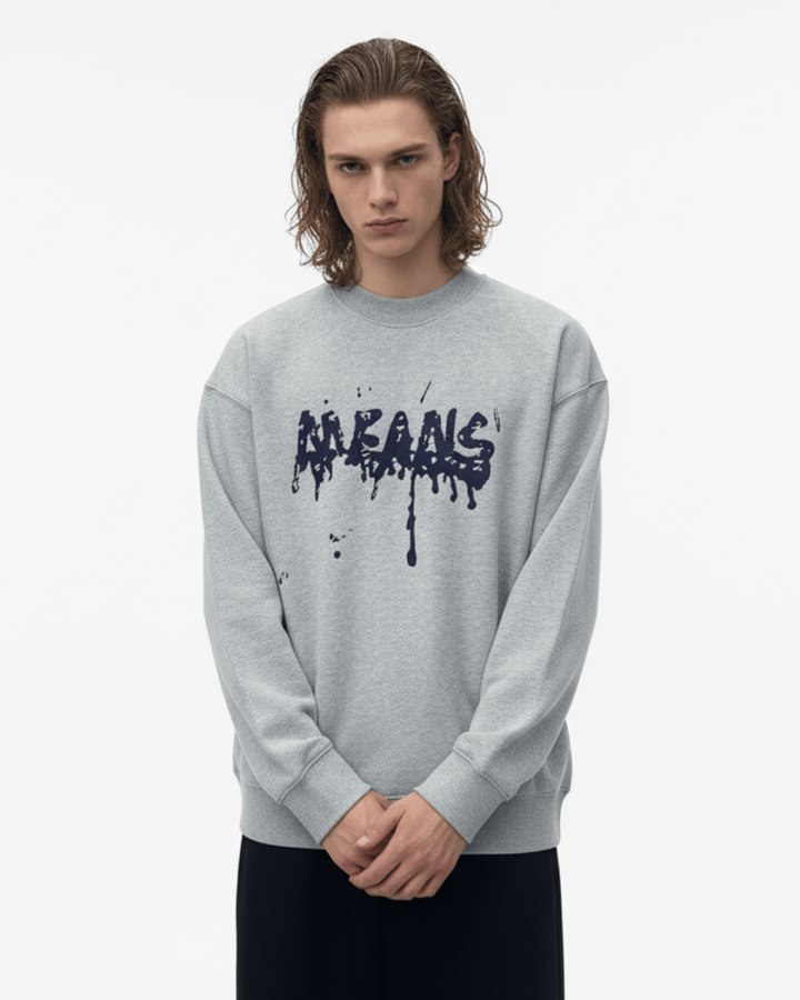 [Nanostudio] Graffiti Drip Sweatshirt na2230