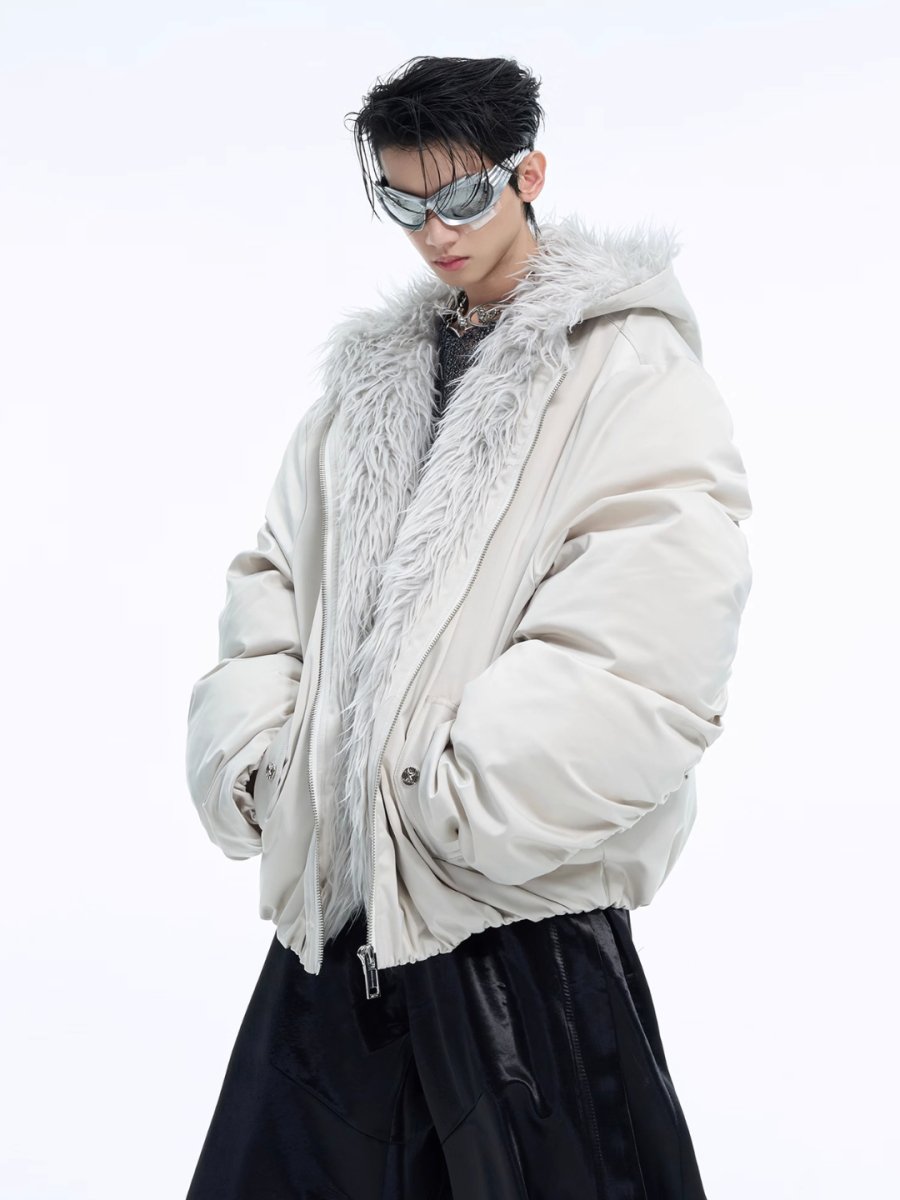 [CultureE] fur design short jacket na1628